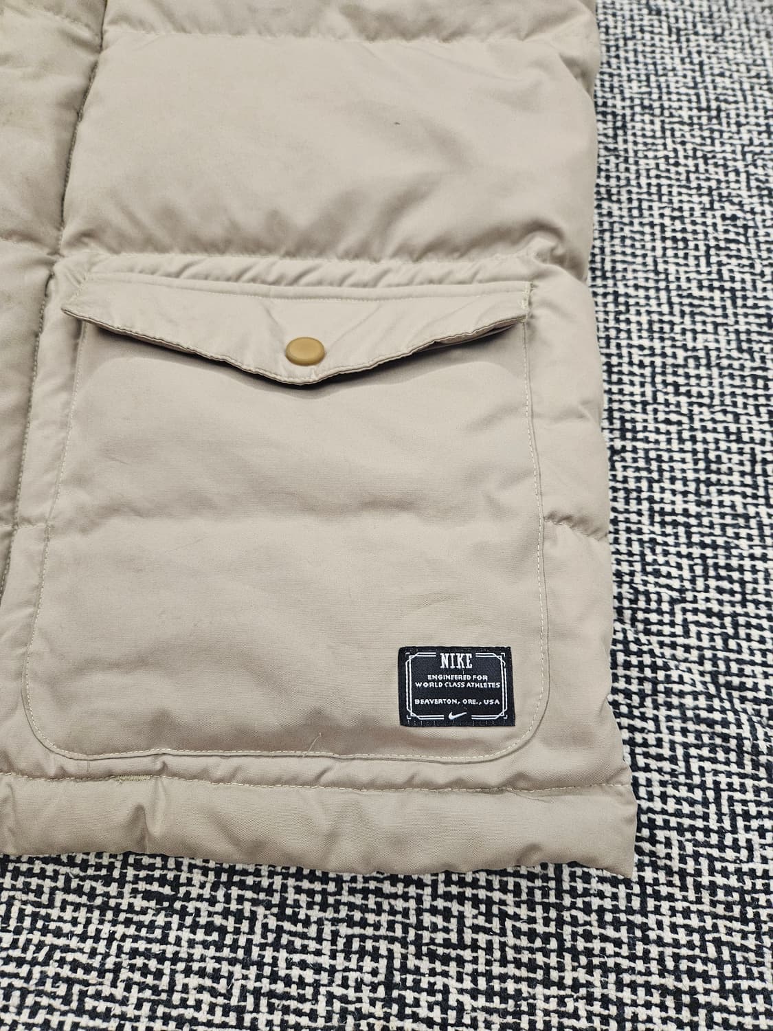 나이키 스우시 구스다운 패딩 조끼 XS(박시핏) 상품이미지2