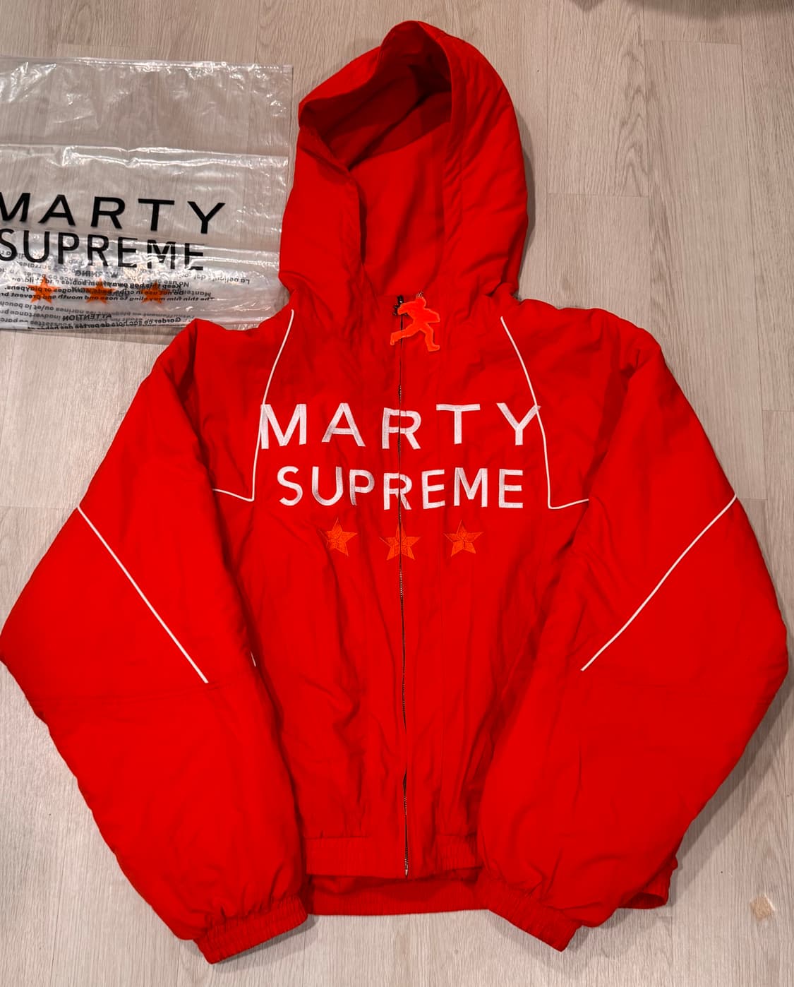 (XL) Marty supreme 마티 슈프림 자켓 오렌지 상품이미지1
