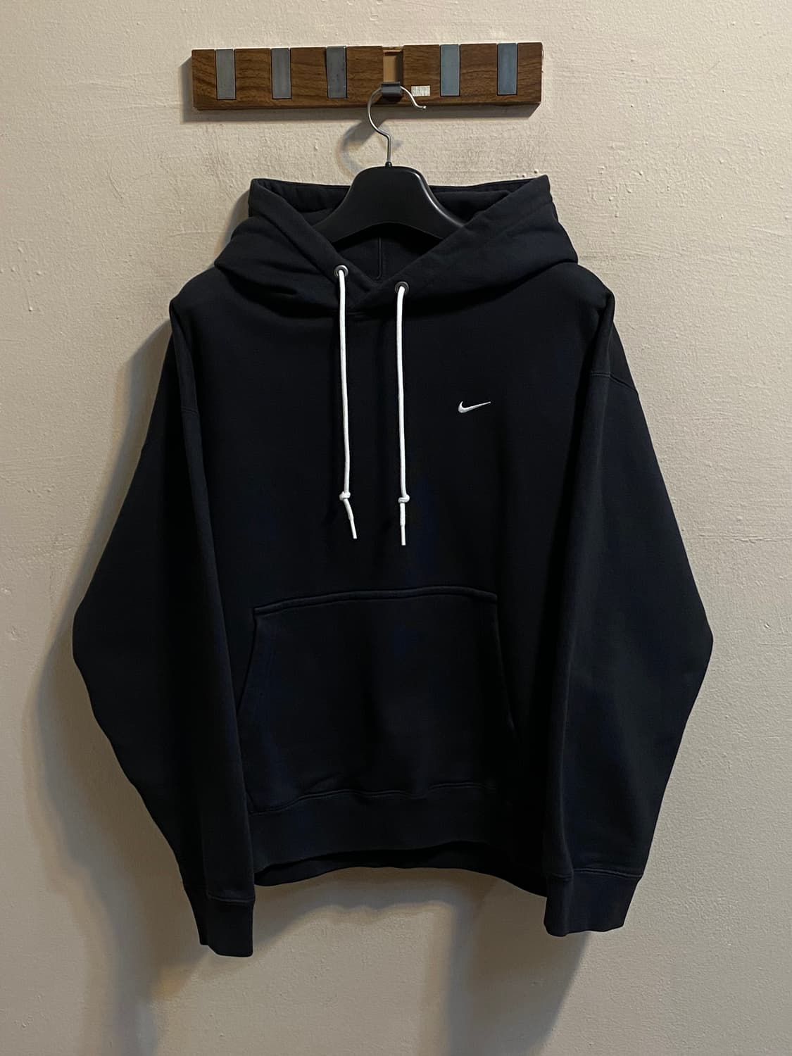 나이키 블랙 로고 후드  상품이미지1