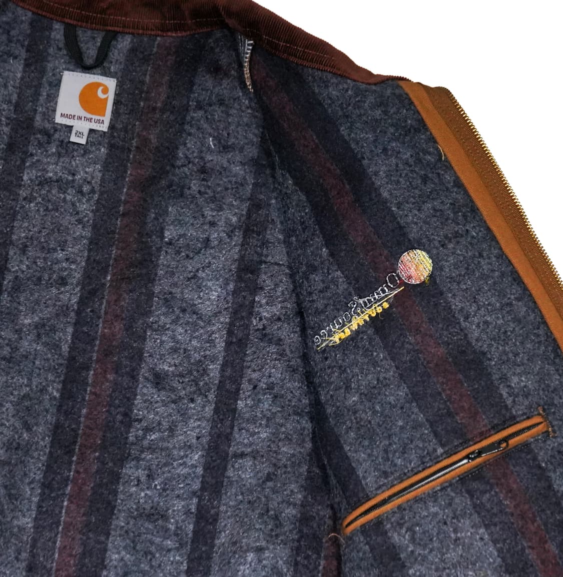 칼하트 디트로이트 J001 카멜 브라운 2xl (빅사이즈)(183이상) 상품이미지7