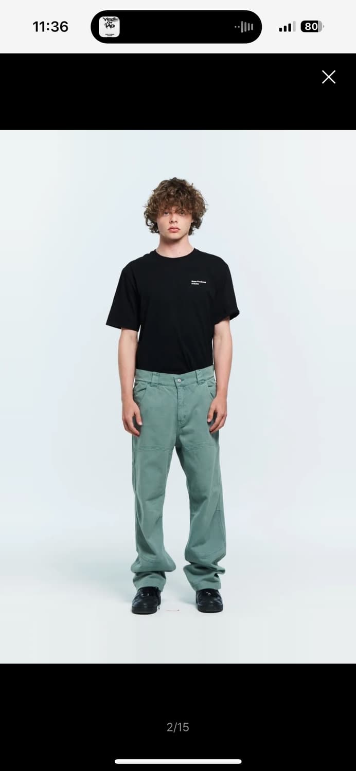 플라스틱프로덕트 에메랄드 CALF POCKET PANTS 판매합니다 상품이미지2