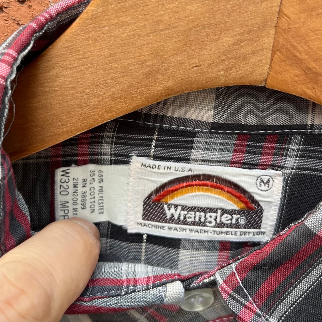 70s Wrangler 웨스턴 셔츠 (100-105) 상품이미지6
