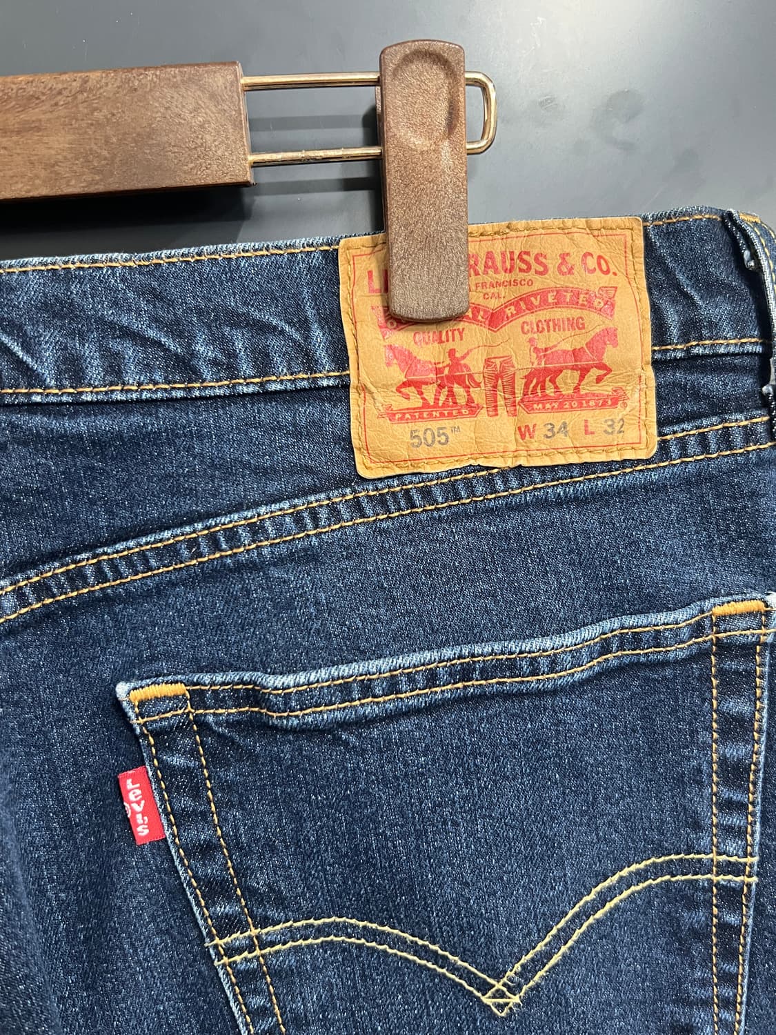 Levis 리바이스 505 레귤러 스트레이트 데님 팬츠 상품이미지3