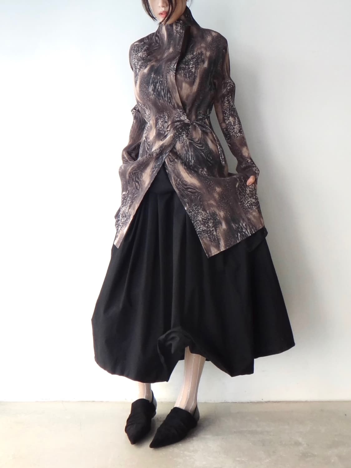 Fury pleats strap ops & top / moca brown 상품이미지1