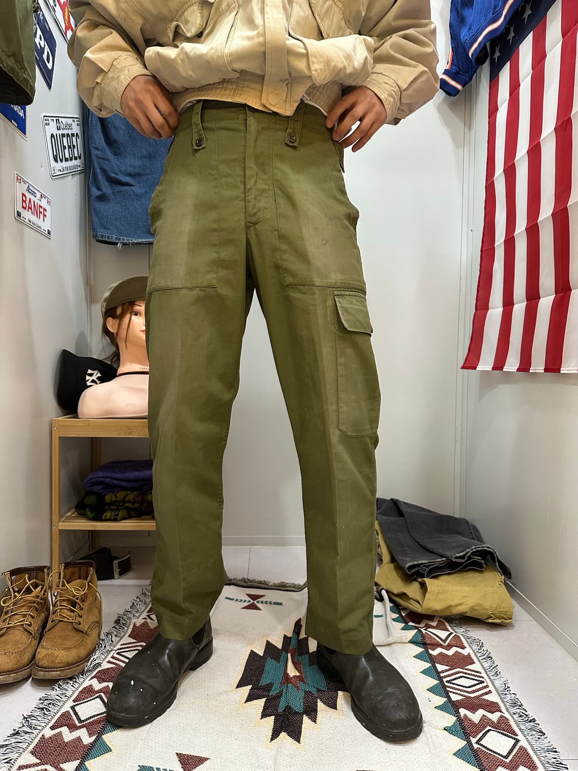 70s British Army 오버롤 트루져 팬츠 상품이미지6