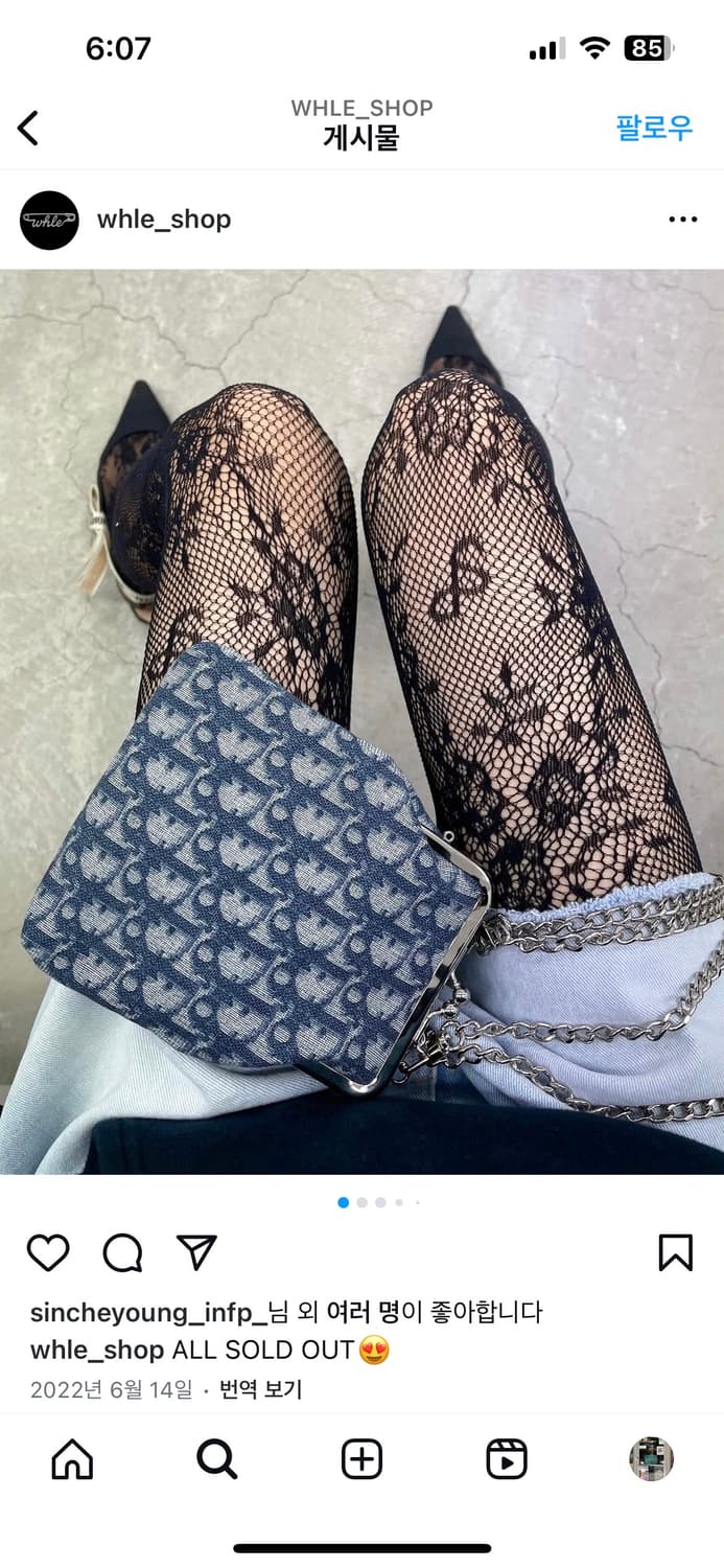 빈티지 디올 크로스백 (whle_shop) 상품이미지1