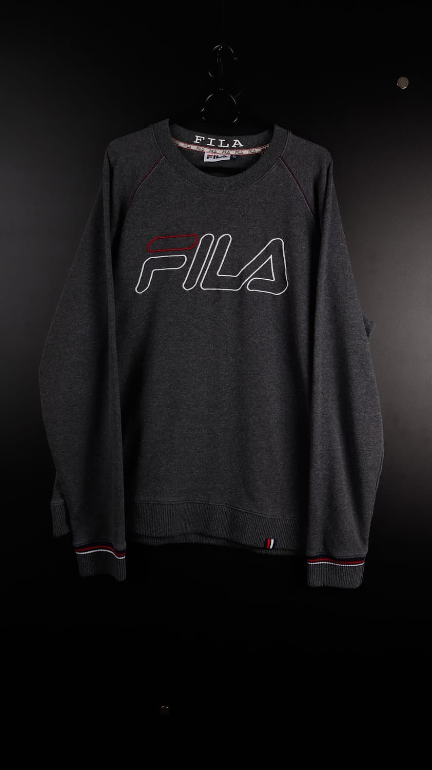 휠라 센터 로고 스웻셔츠  상품이미지1