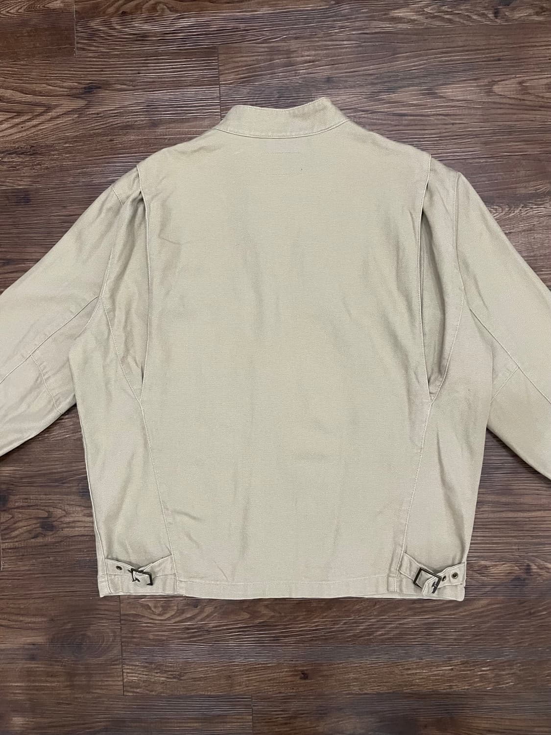 폴로 캔버스 코튼 바이커 자켓 베이지 상품이미지9