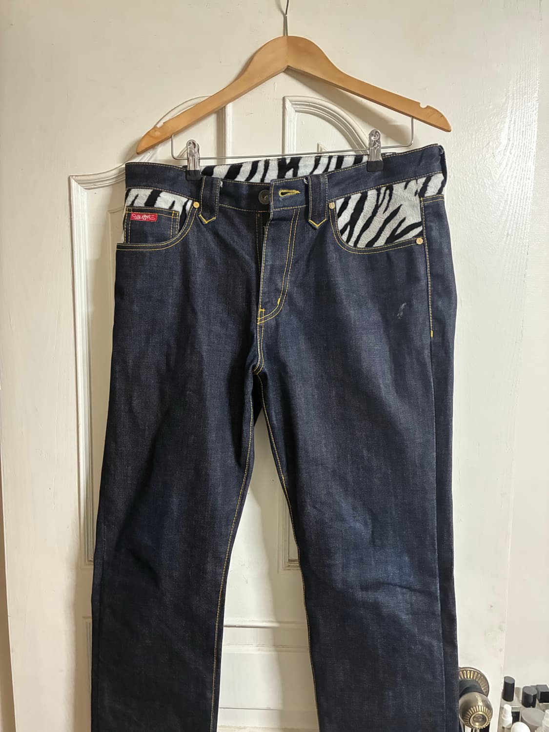 Vintage Zebra denim 33~34 상품이미지1