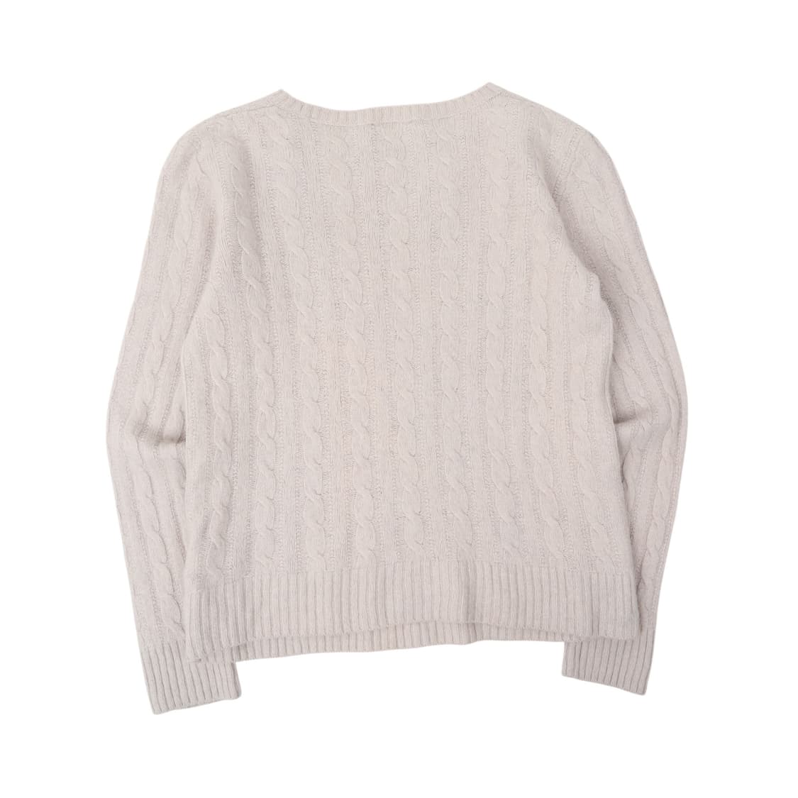 폴로 랄프로렌 크림 펄 케이블 니트 상품이미지5