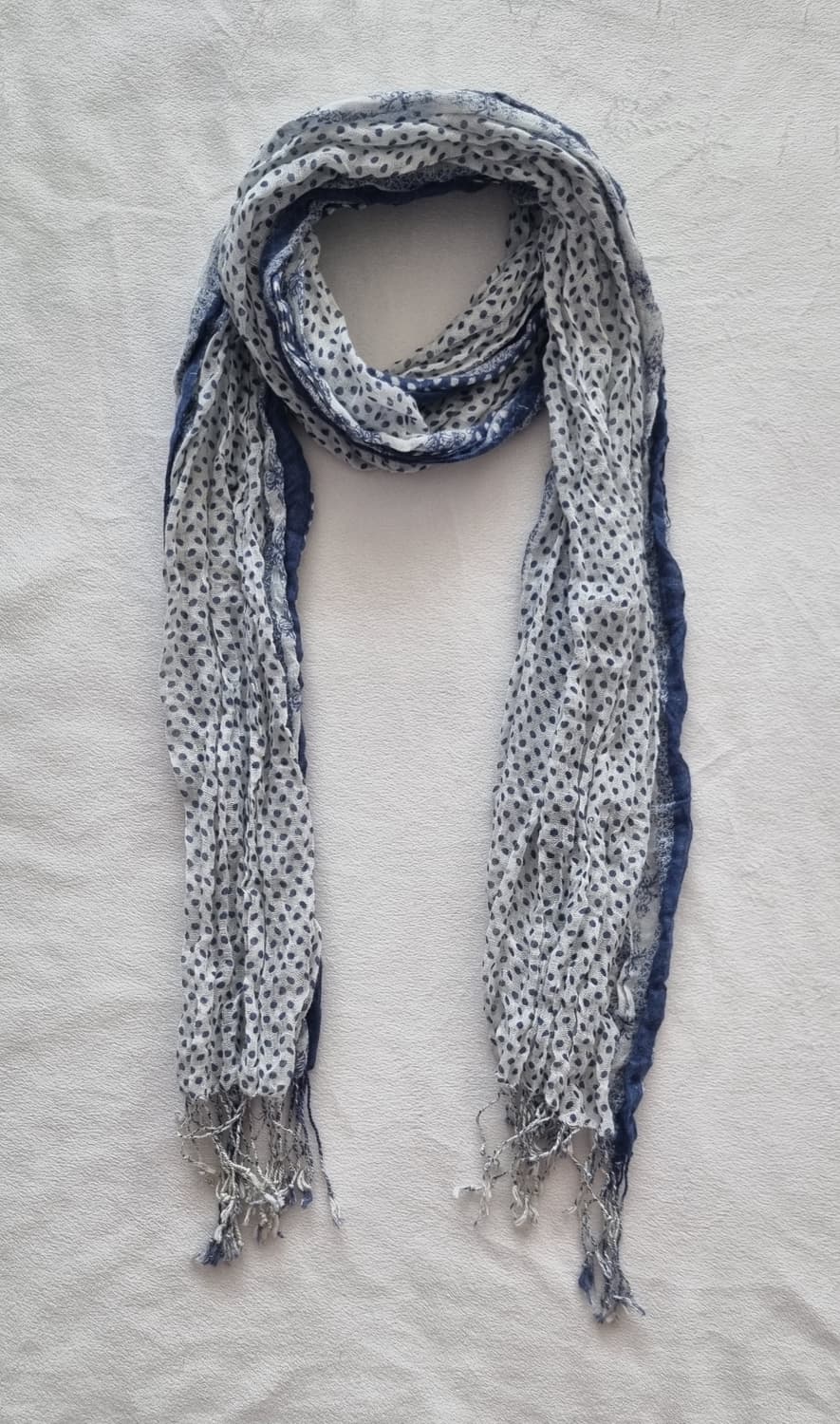 빈티지 모리걸 하구미 도트 머플러 상품이미지1