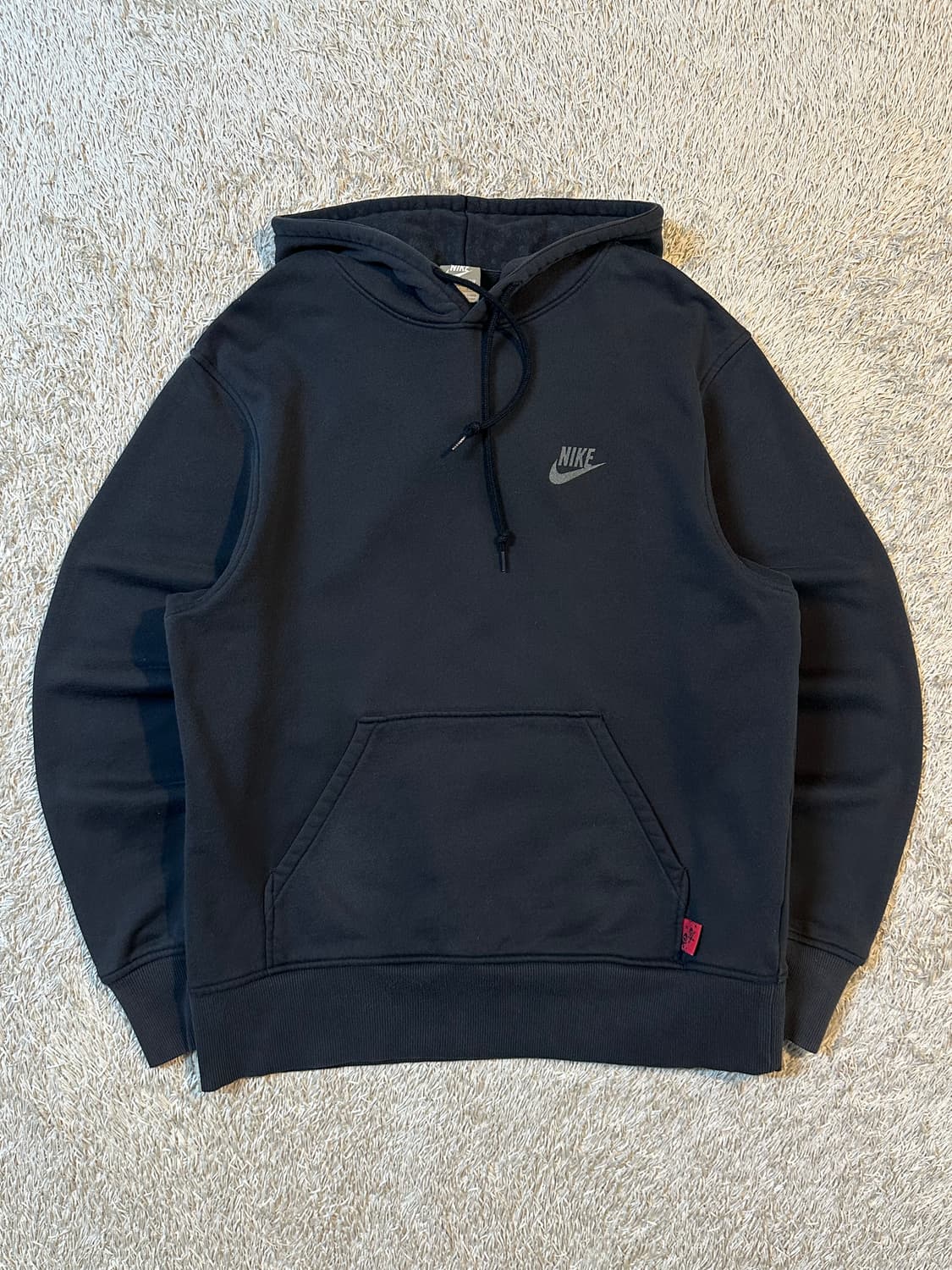 희귀) 00's 나이키 올드스쿨 반달스 스컬로고 후드티 블랙 상품이미지2