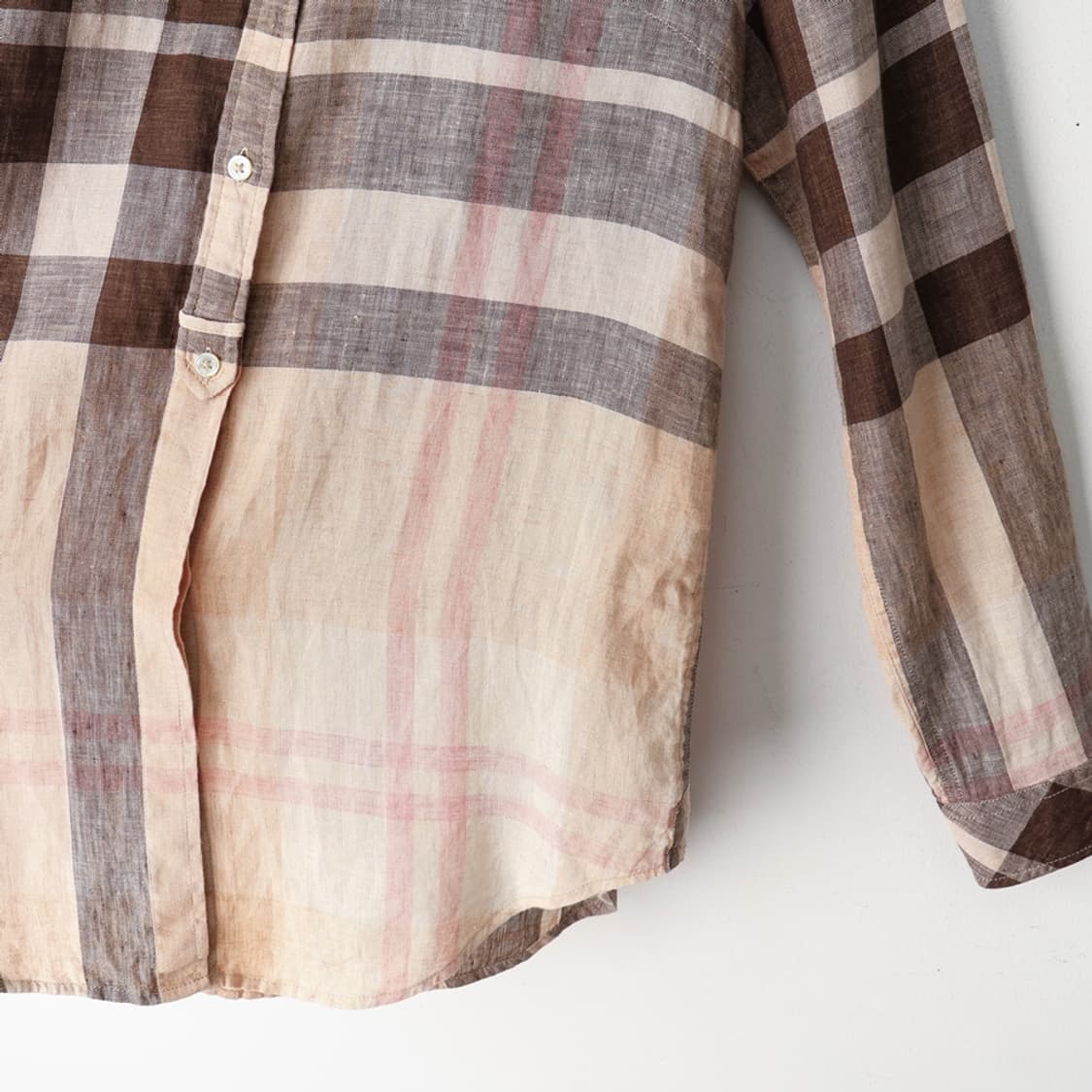 55/빈폴 린넨 체크 셔츠 상품이미지5