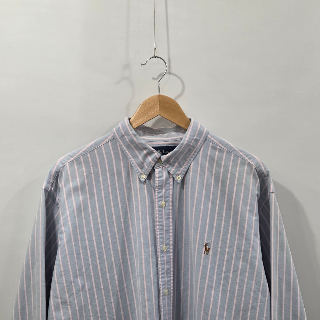 폴로랄프로렌 버튼다운 스트라이프 옥스포드 셔츠 XL 상품이미지2