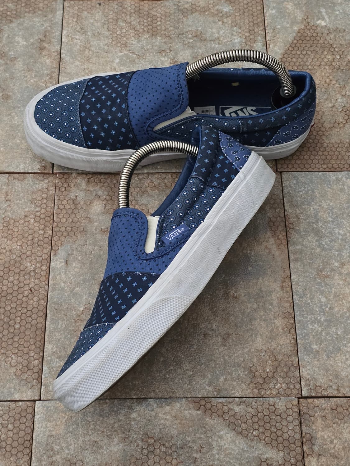 (235)반스 슬립온 타이 프린트 패치워크 상품이미지3