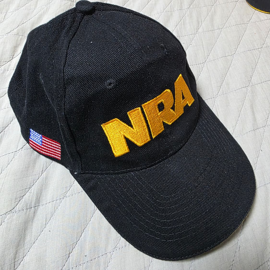 [OS] 빈티지 NRA 로고 블랙 6패널 캡 ver. 굿컨디션 상품이미지1