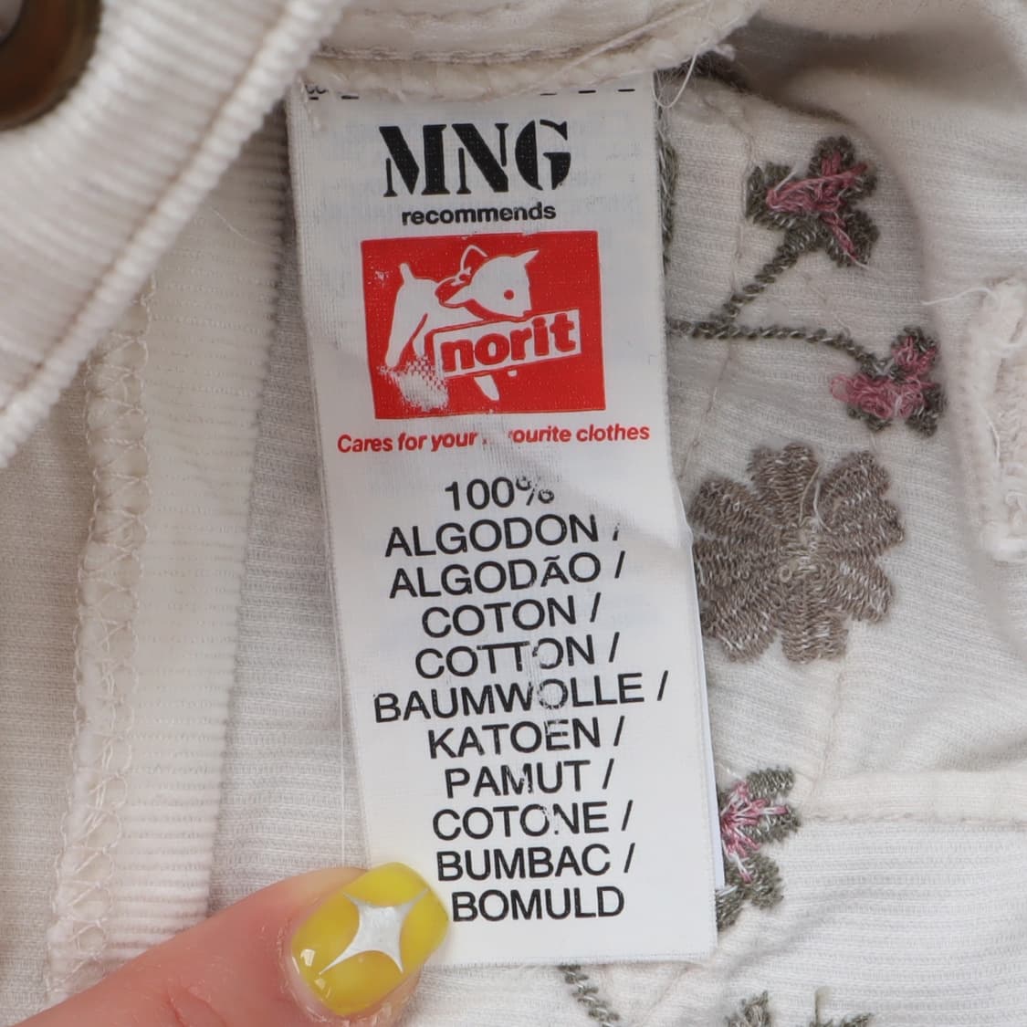 VTG Y2K 화이트 코듀로이 포켓 카고 팬츠 상품이미지8