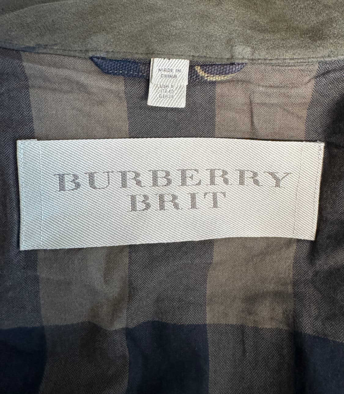 BURBERRY BRIT 버버리 브릿 카모플라주 패턴 벨티드 코트 40 상품이미지7