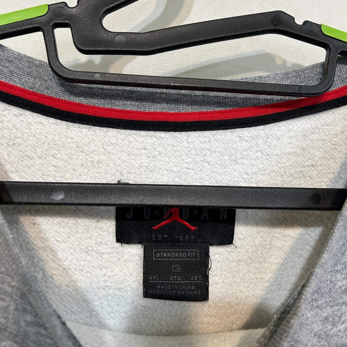 빅사이즈 나이키 조던 남성 기모 맨투맨 120 상품이미지2