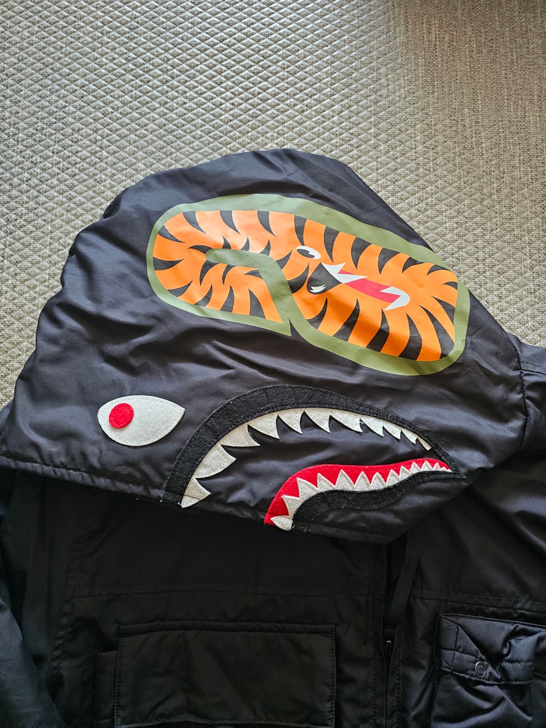 BAPE 베이프 샤크 패디드 자켓 M 미듐 상품이미지5