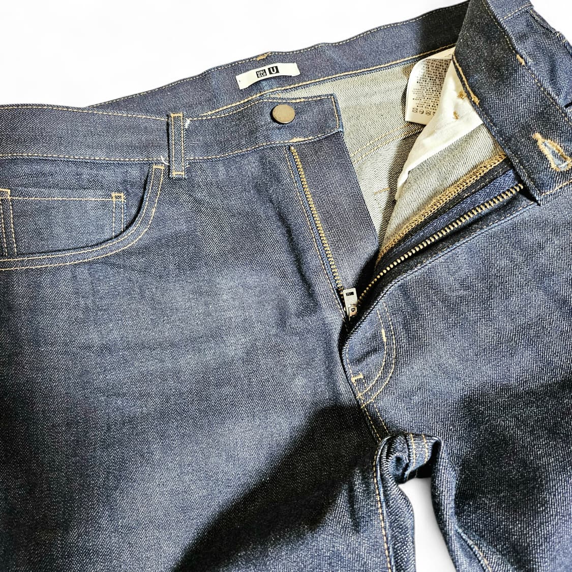 [33][유니클로 U] 르메르 셀비지 레귤러 피트 진 상품이미지4