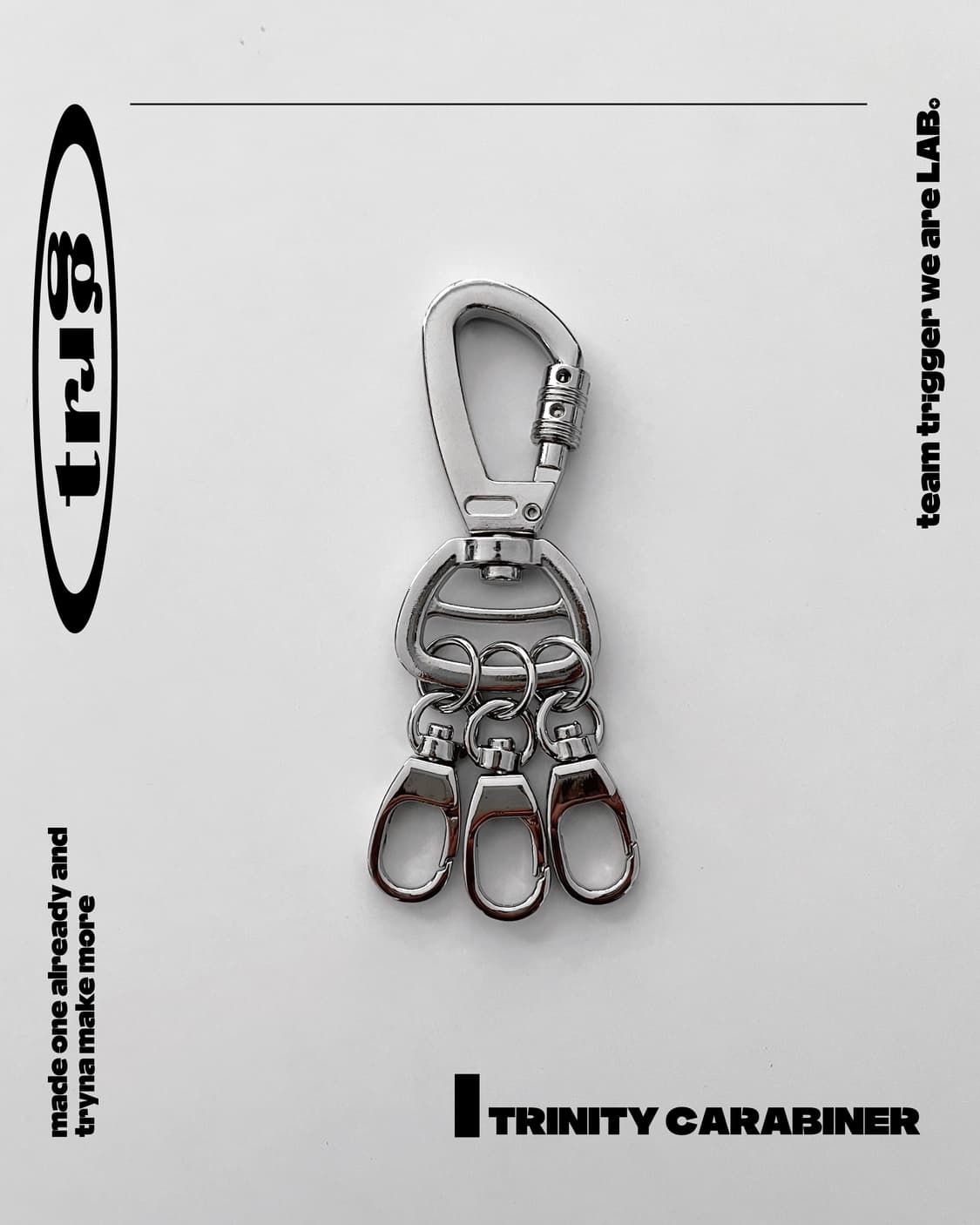 𝐓𝐑𝐈𝐍𝐈𝐓𝐘 𝐂𝐀𝐑𝐀𝐁𝐈𝐍𝐄𝐑🔗 키링 상품이미지2