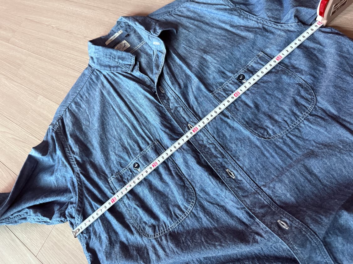 orslow 오어슬로우 샴브레이 셔츠 빈티지핏 5사이즈 상품이미지8