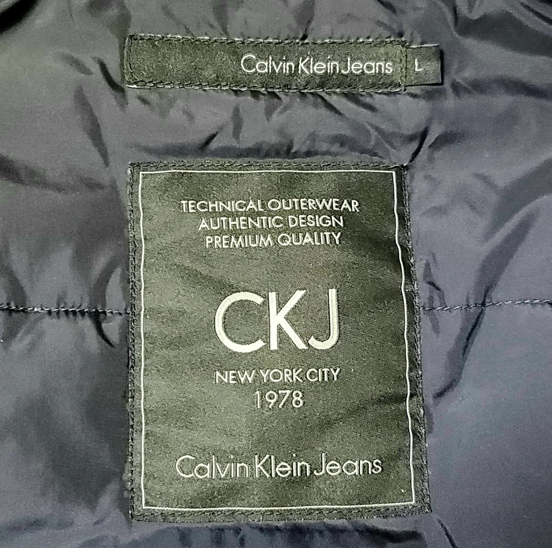 Calvin Klein CKJ 캘빈클라인 덕다운 N3B 야상 L 상품이미지9