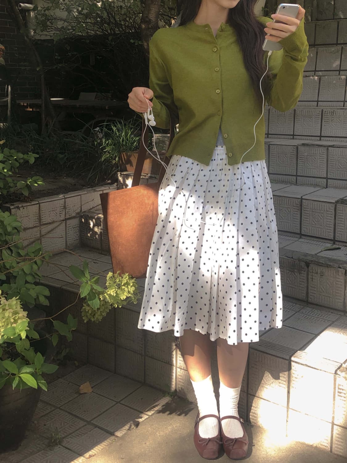 니스휴 올리브 가디건 상품이미지3