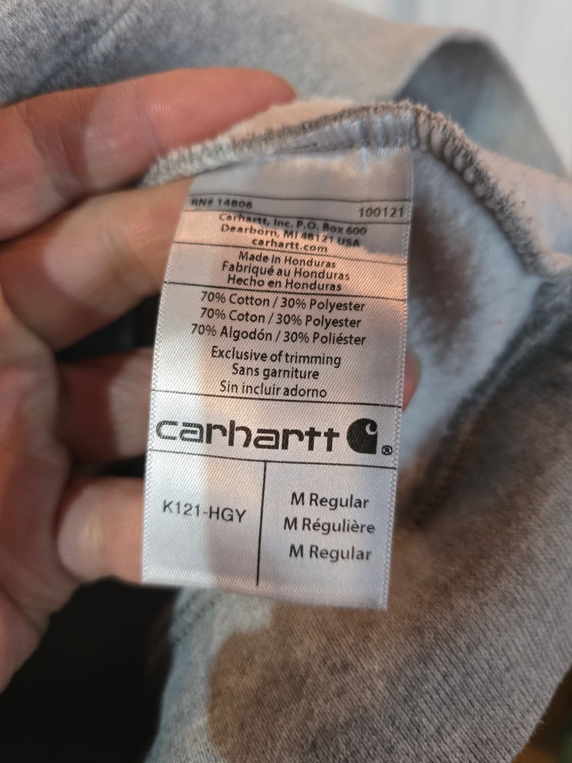 칼하트 기모 후드 상품이미지6