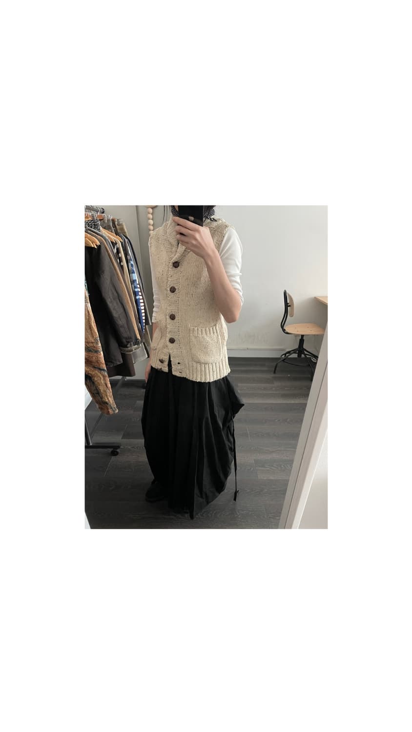 On The Couch Vintage Knit Vest 상품이미지2