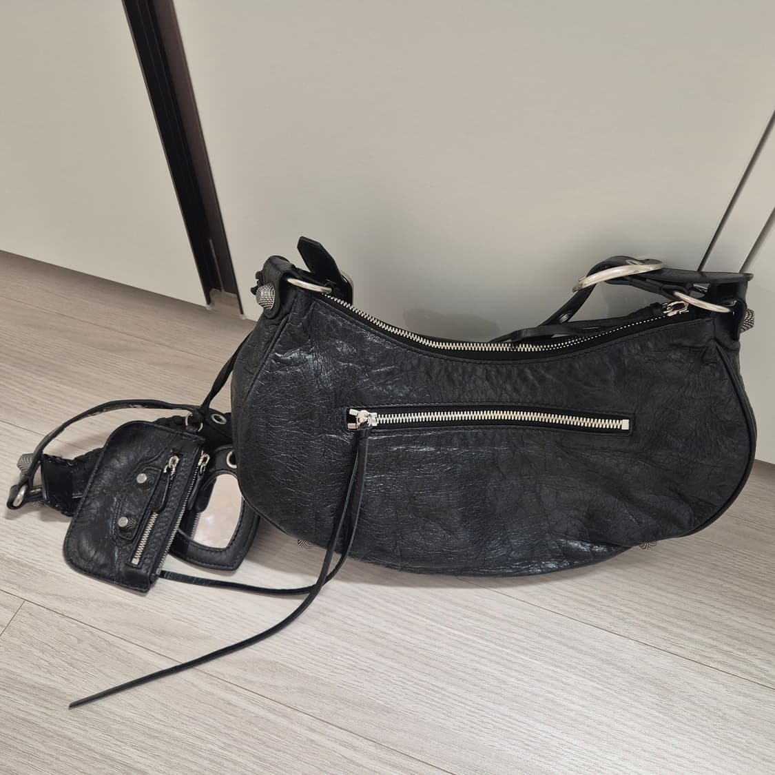 발렌시아가 르카골 스몰 S 블랙 상품이미지4