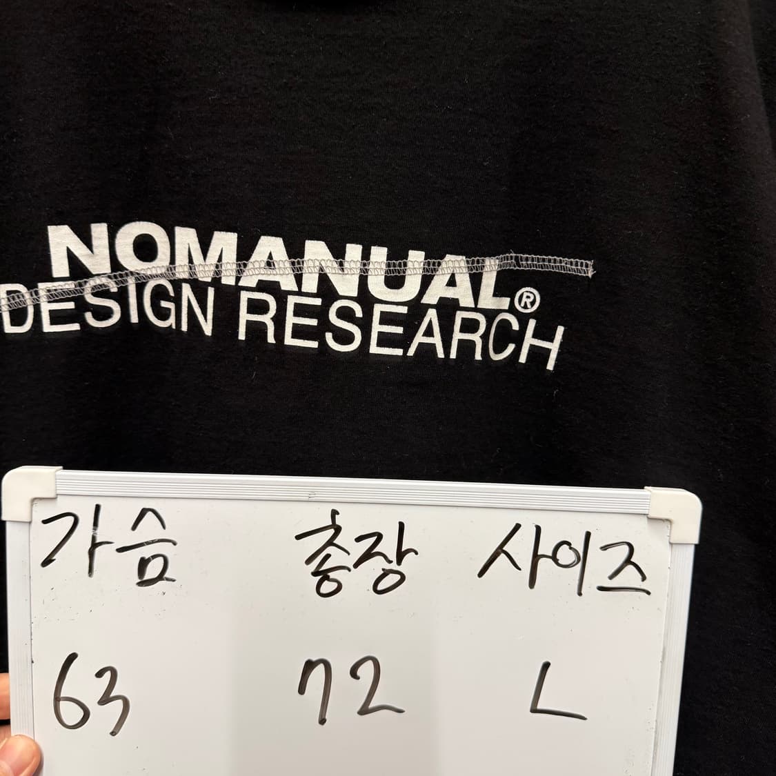 노매뉴얼 긴팔 롱슬리브 L 상품이미지2