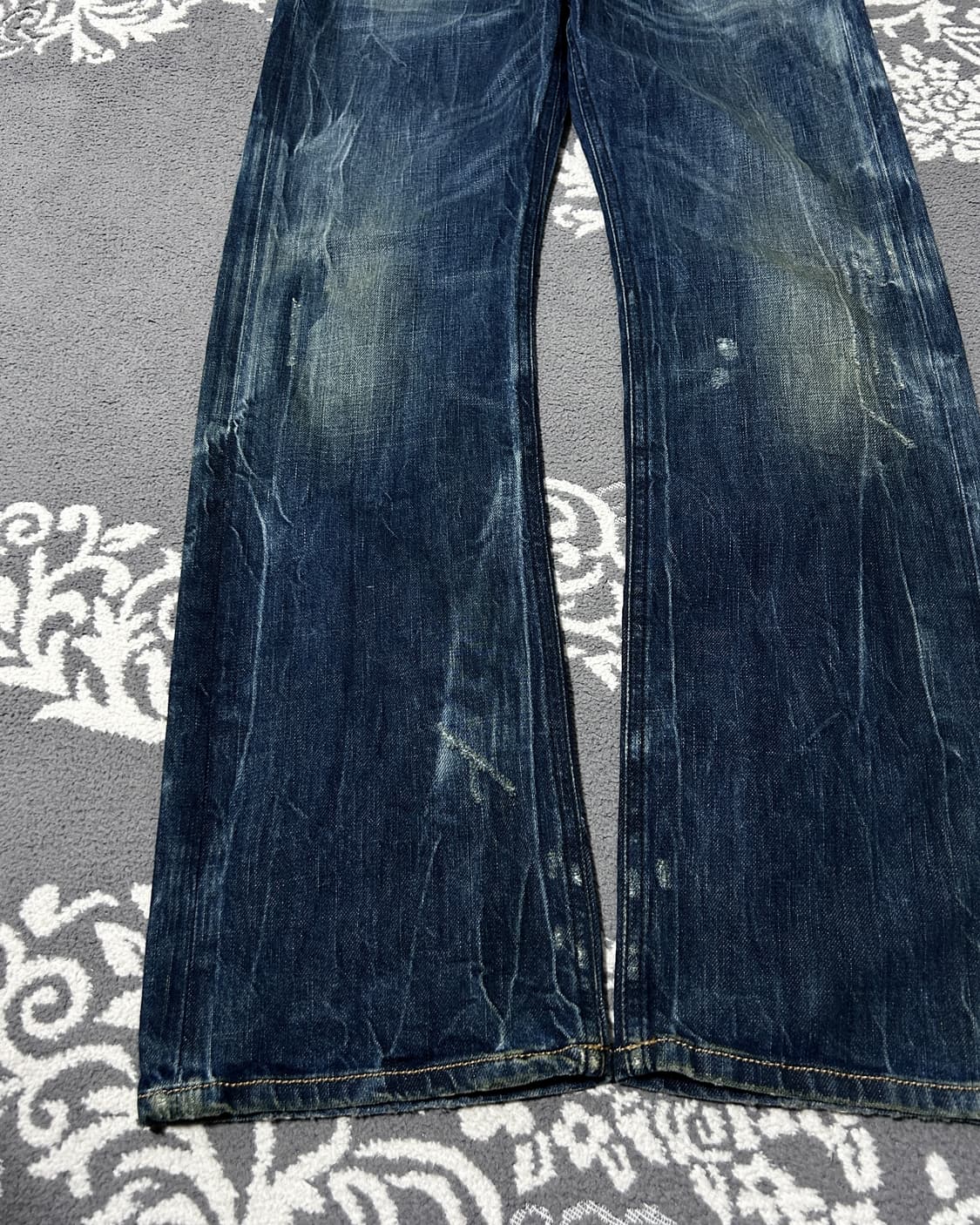 디젤 바이커 다크 인디고 데님 팬츠 상품이미지4