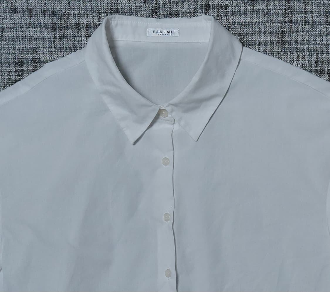 [M] ESSEME 에세메 자수 레이스 화이트 블라우스 상품이미지2