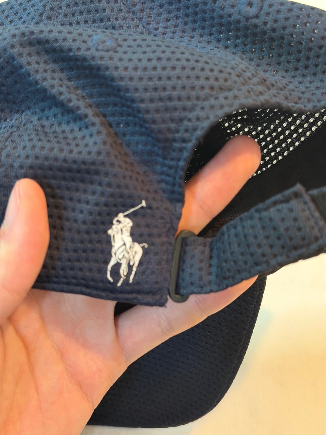 폴로 랄프로렌 포니로고 메쉬 볼캡 네이비 상품이미지2