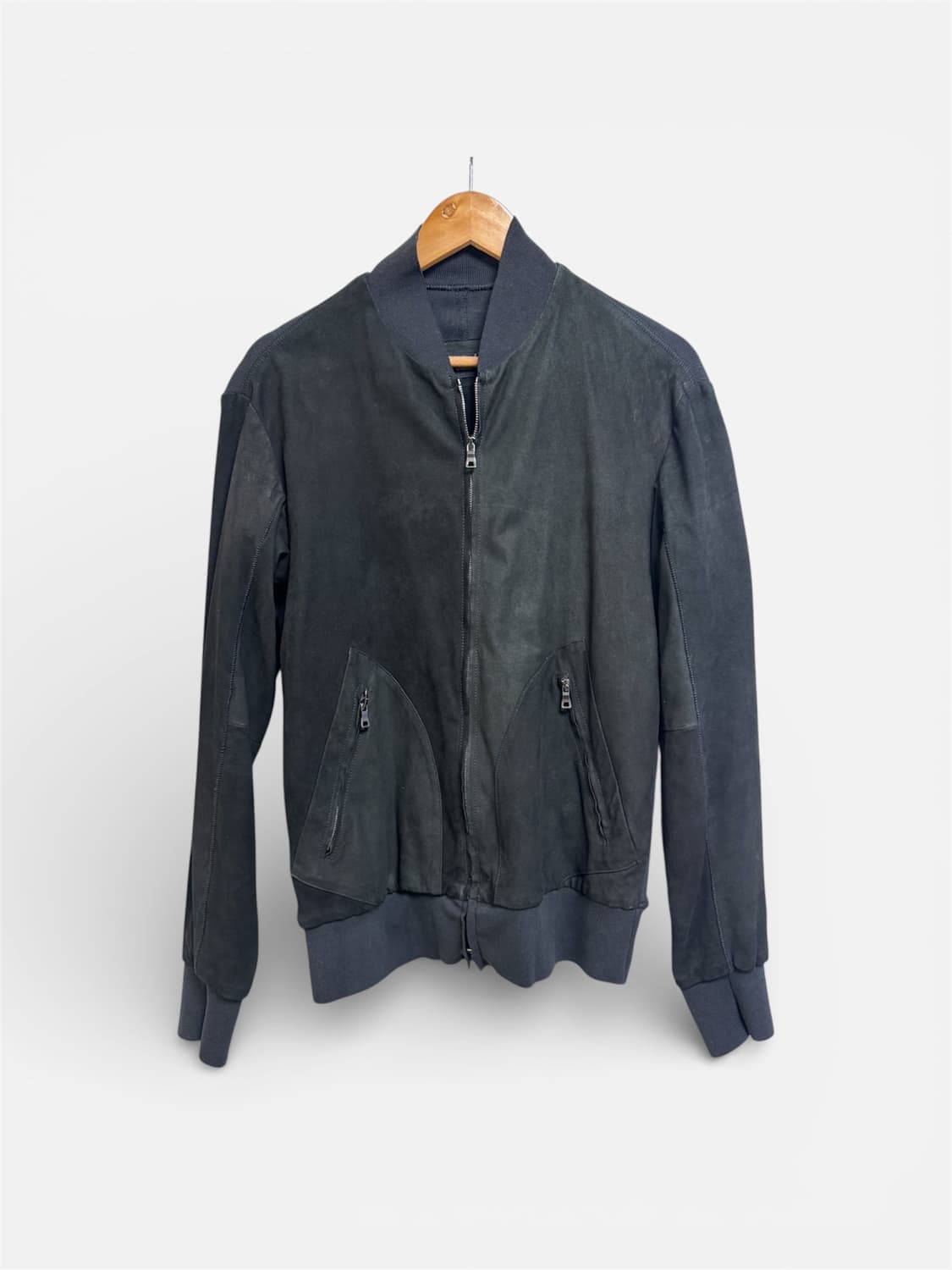 트랜짓/ 램스킨 블랙 봄버 자켓/95-100 상품이미지1