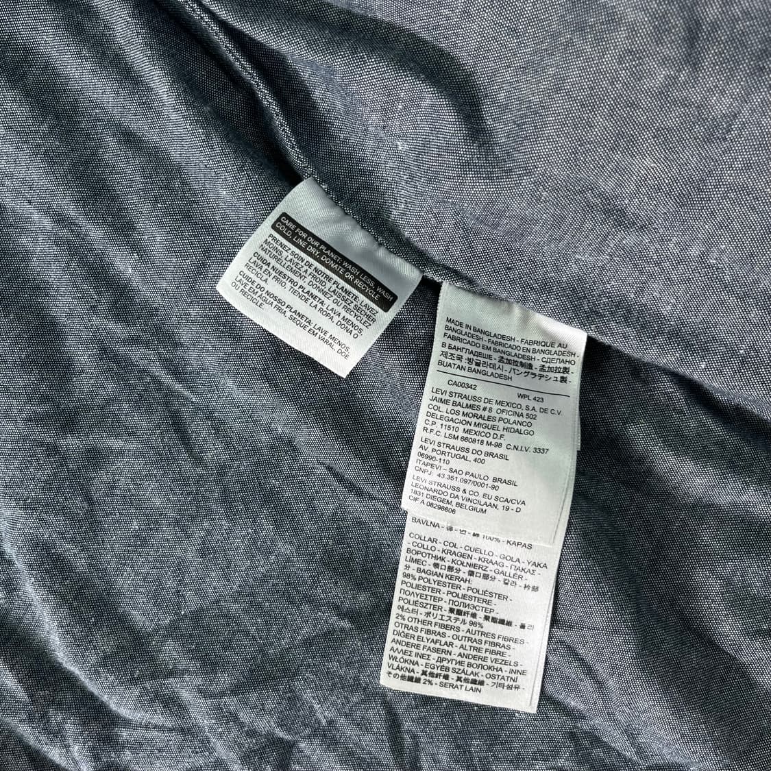 95 리바이스 푸퍼 데님 조끼패딩 상품이미지6