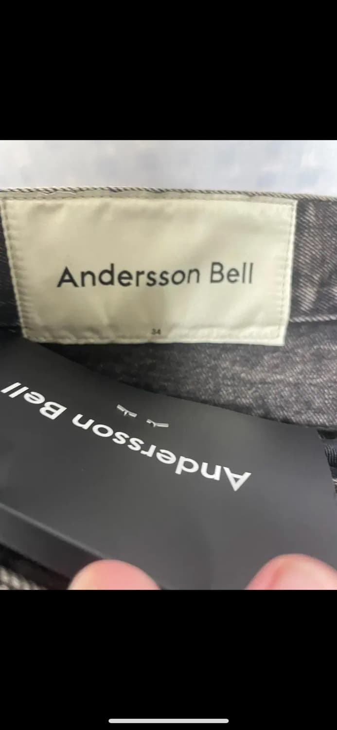 앤더슨벨 오버다이 컬러 카펜터 진 34 새상품!!!!!!!!!! 상품이미지3