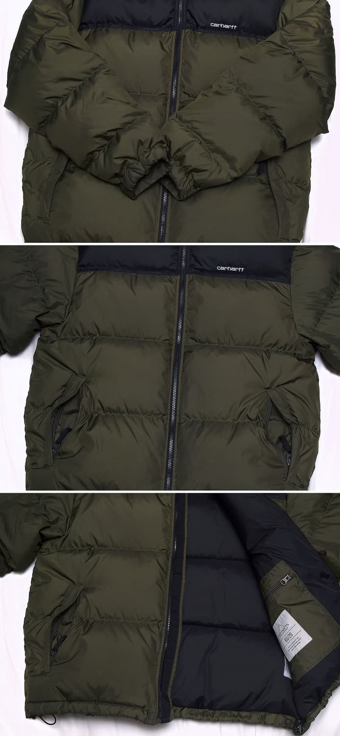 칼하트 WIP 루미 다운 패딩 사이프러스 블랙 (M / 100+) 상품이미지6