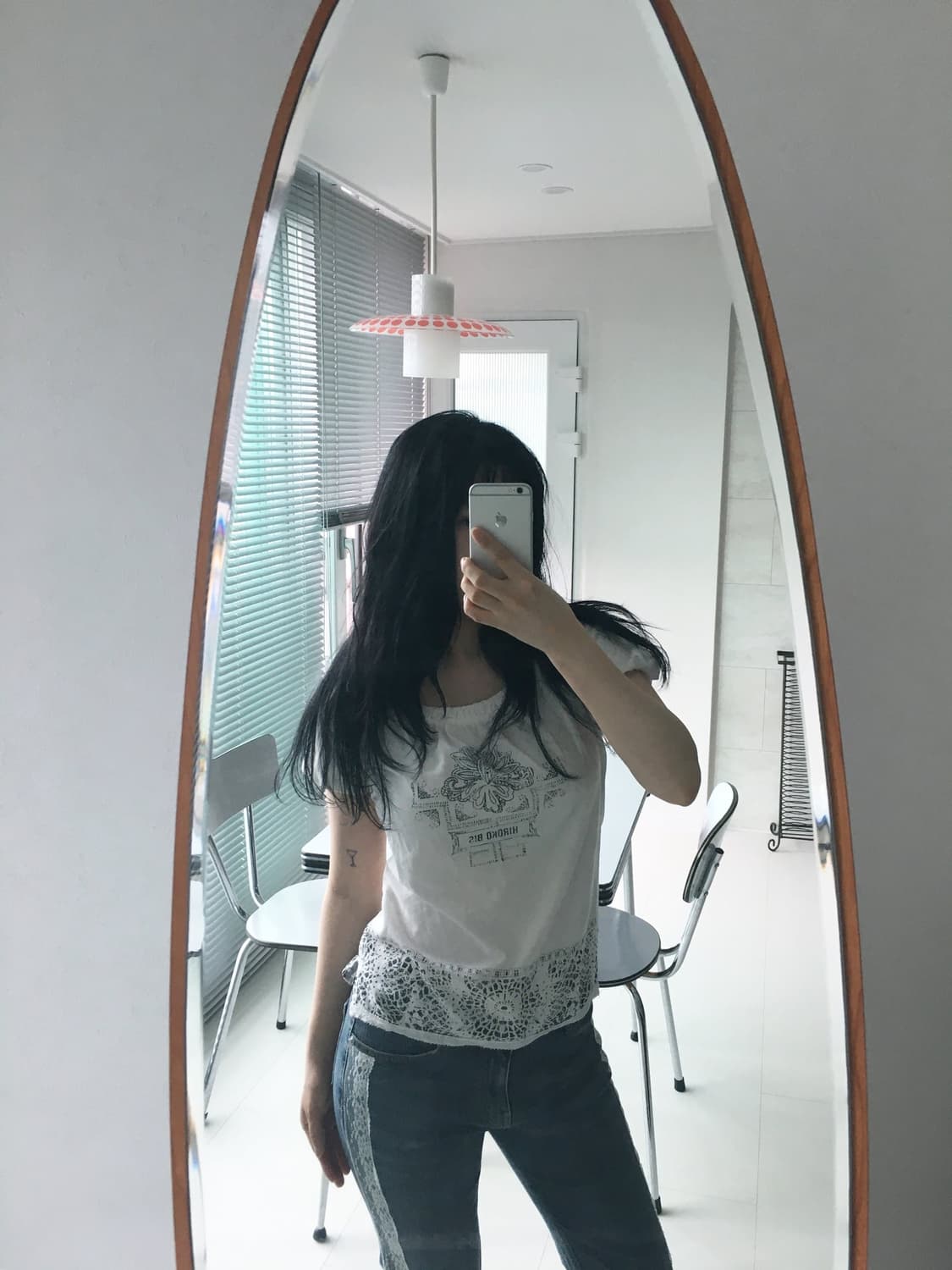 vintage lace trim jeans 상품이미지9