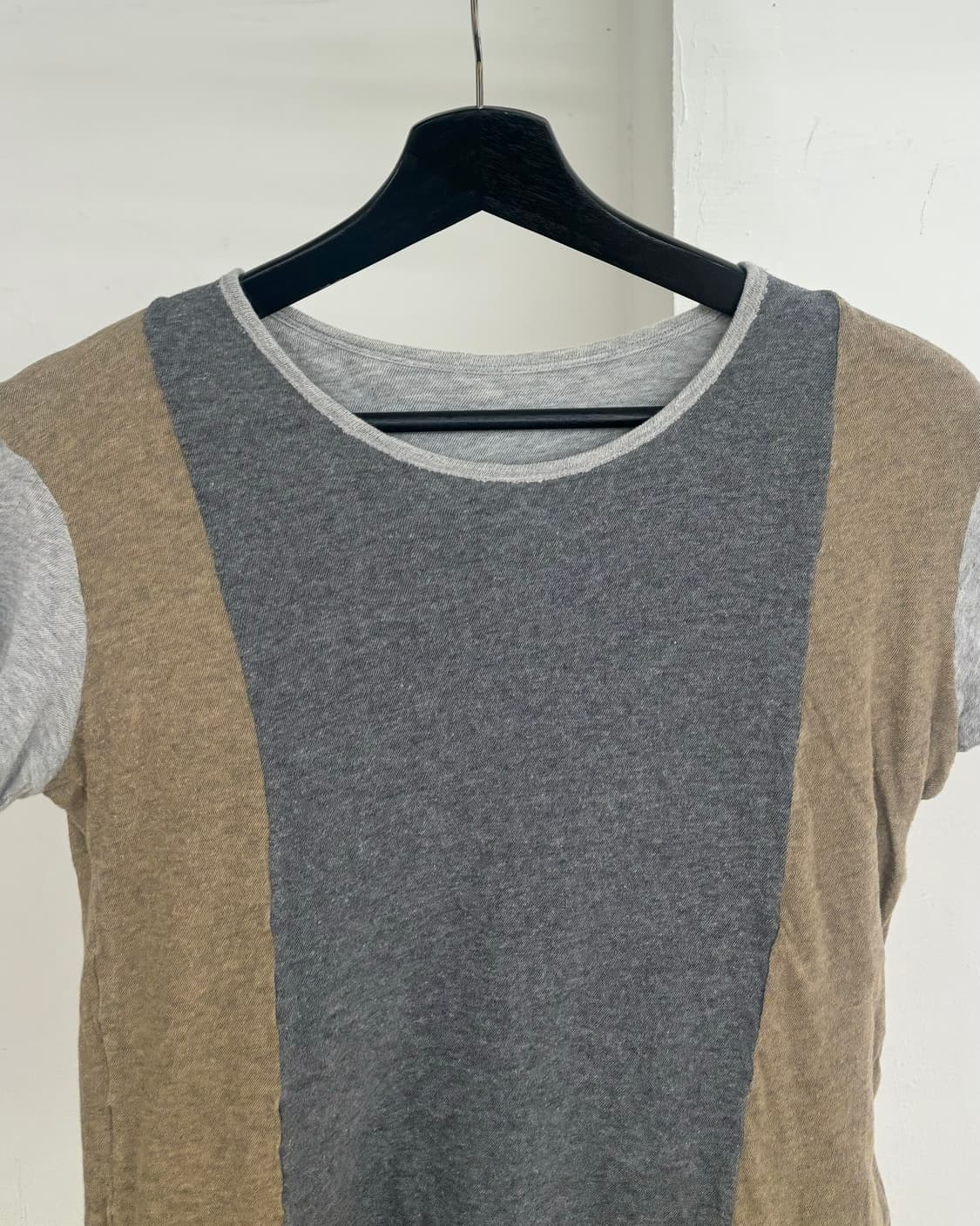 요지 야마모토 리버시블 그레이 반팔 티셔츠 상품이미지2