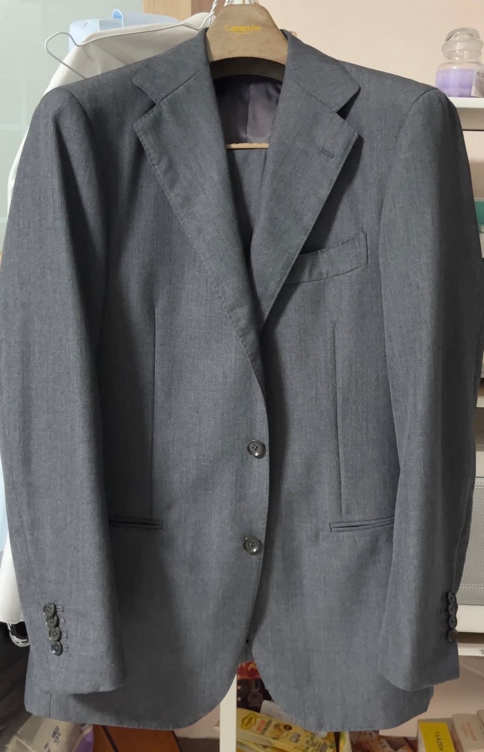 라마르쉐 링자켓 블랙라벨 트래블러 수트 미드 그레이 50 상품이미지1