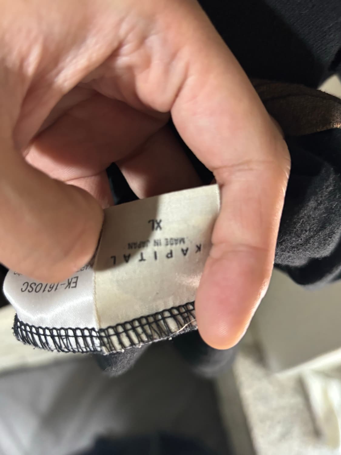 캐피탈 20 크루 티셔츠 블랙 상품이미지3