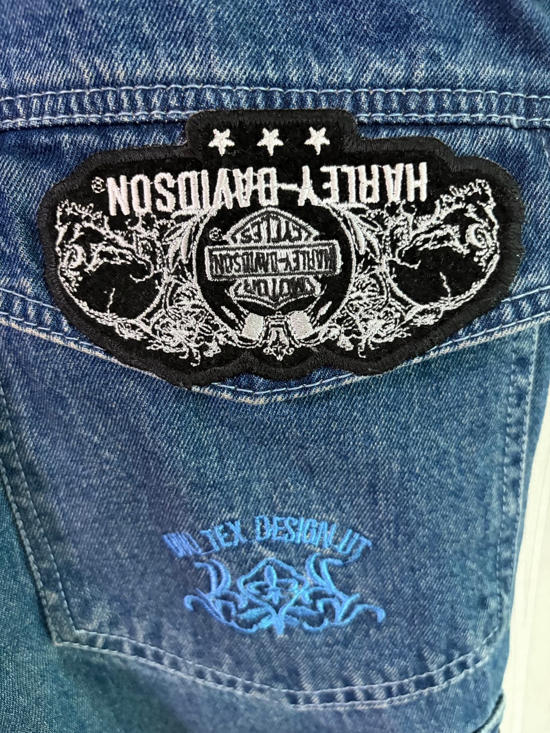 할리데이비슨 데님 카고 빈티지 팬츠 상품이미지6