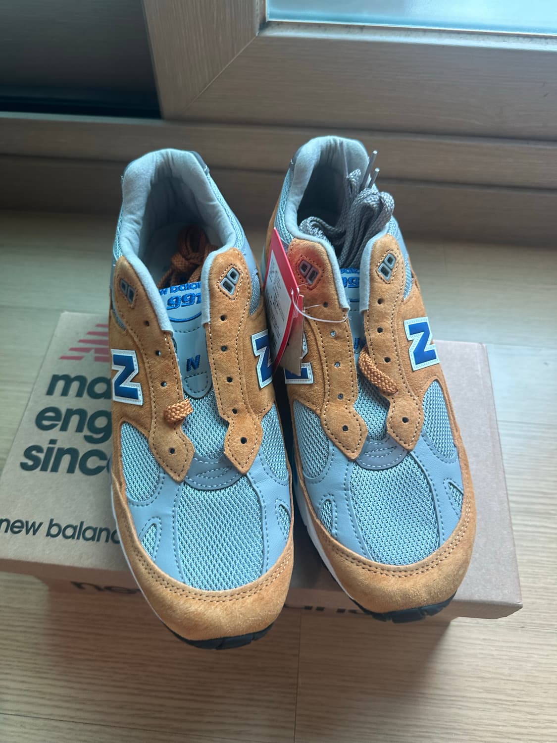 뉴발란스 991 옐로우/그레이 270 새상품 상품이미지2