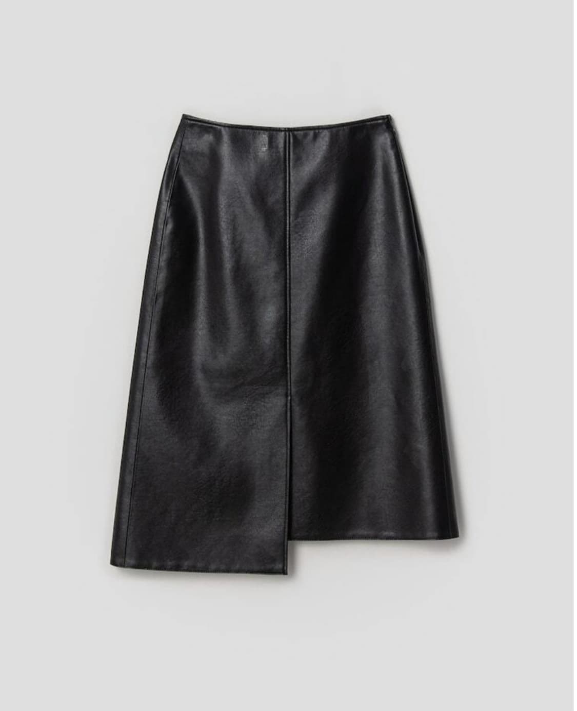 구호플러스 페이크레더 언발란스 스커트 1사이즈 상품이미지5