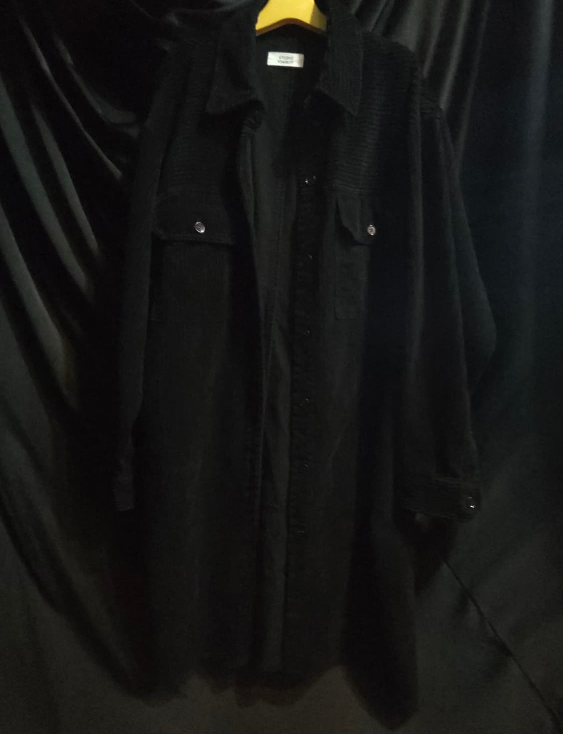 스튜디오톰보이 코듀로이 셔츠형 원피스 상품이미지3