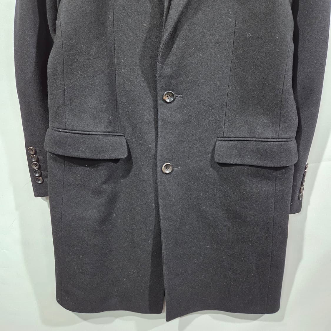 [SOLID HOMME] 솔리드옴므 캐시미어 블렌드 싱글 코트 상품이미지4