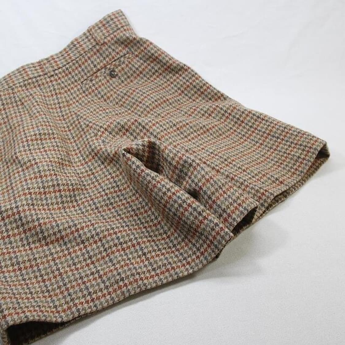 RAFAH 하운즈투스 체크 모직 반바지 (여성용 28) 상품이미지8